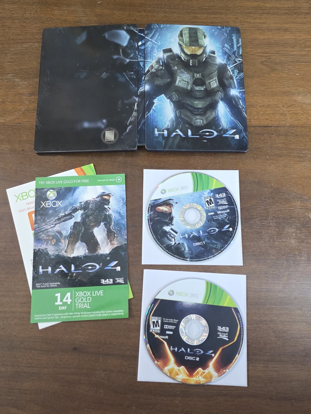 Xbox 360 Halo 4 Limited Edition SteelBook Game